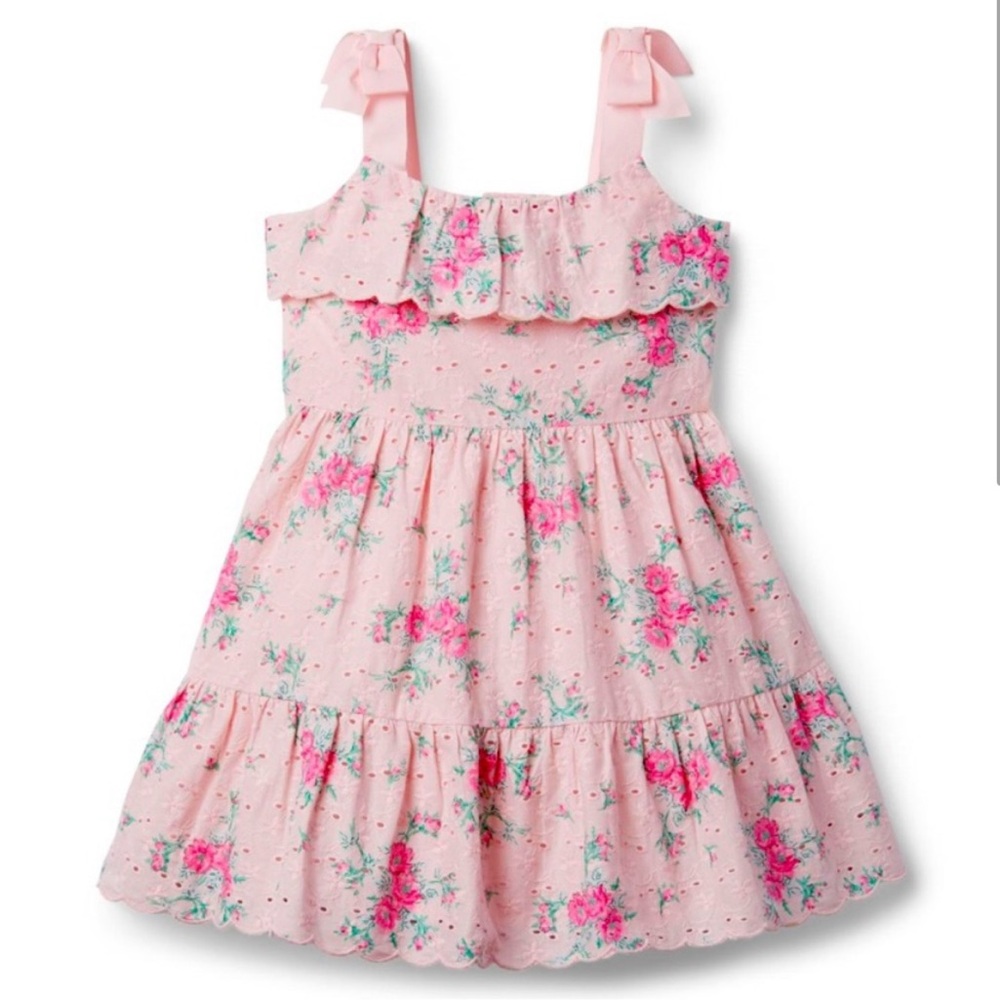 4t Janie and jack floral eyelet dress